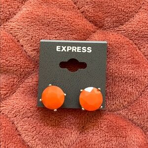 Express Orange Earrings